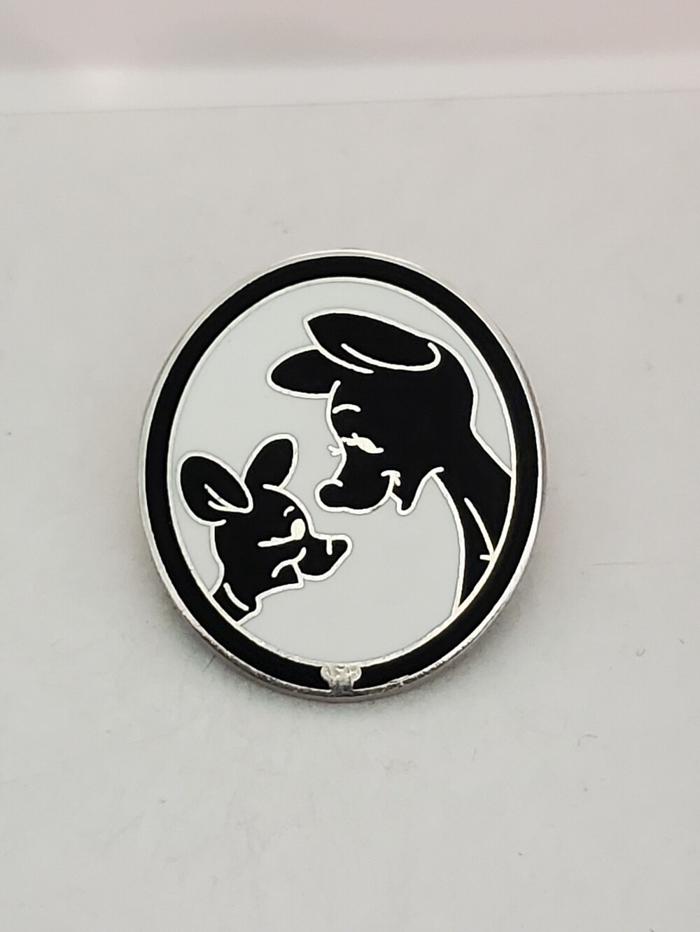 Disney Pin Trading Kanga & Roo Silhouette Winnie The Pooh Hidden Mickey Pin